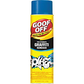 Goof Off FG672 Graffiti Remover, 18 oz Aerosol Can
