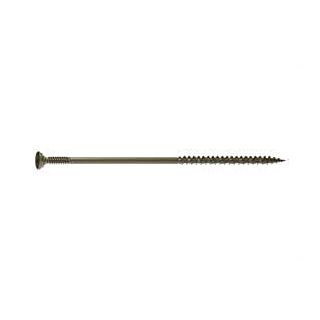 Grabber #10 x 5 LOX Head w/ Draw Tite Thread Exterior Wood Screws, 200 Count