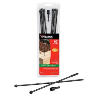 FastenMaster TimberLOK® 10 in. Structual Wood Screw, 12 Count