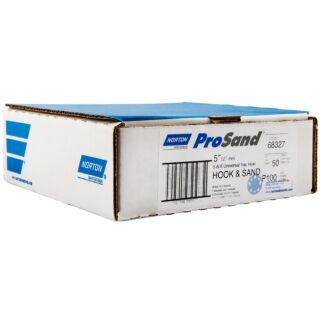 Norton 5 in. ProSand Hook & Loop Random Orbital Discs 100 Grit, 50 Pack