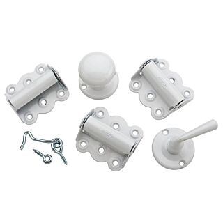National Hardware V1771 Series N100-019 Screen Door Kit, Steel, White
