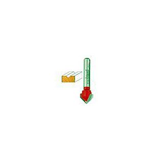 Freud 20-104 Router Bit, 1/4 in Dia Shank, 2-Cutter, Carbide