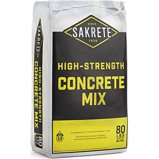 Sakrete 4000/5000 High Strength Concrete Mix, 80 lb.