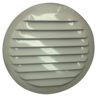 Maurice Franklin 4 in. Screen Louver, Aluminum, White, 4 Pack