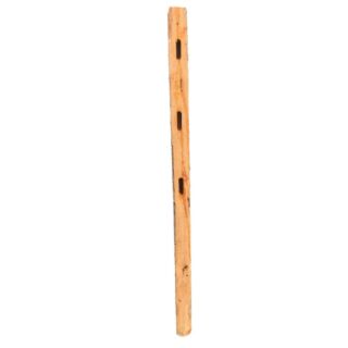 Locust Split Rail End Post, 3-Hole