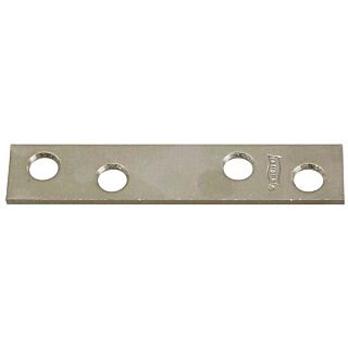 National Hardware 272724 Mending Brace, 3 in L, Steel, Zinc