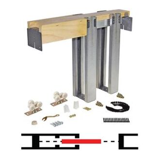 Johnson 1500HD Series Heavy-Duty Pocket Door Frame Kit, 6 ft. 8 in. Height