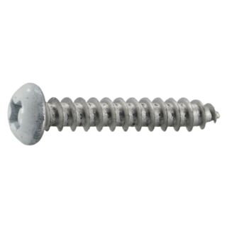 MIDWEST #8 x 1 in. Aluminum Phillips Round Head Wood Screws, 35 Count