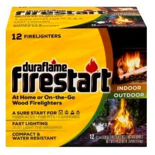Duraflame FireStart Indoor/Outdoor, 12 pack