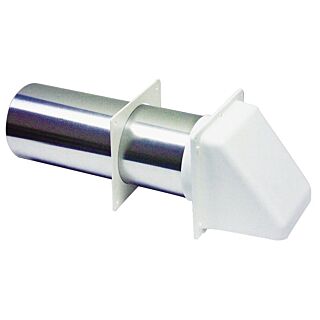 Lambro 224W Preferred Hood Vent, 4 in Duct, Plastic Hood
