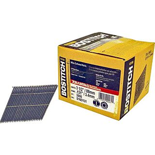 Bostitch S16D131-FH Collated Framing Nail, 3-1/2 in L, 11 ga