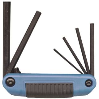 Eklind Fold-Up, Large Metric Hex Key Set, Steel 6-Piece