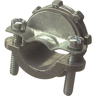 Halex 05107B Clamp Connector, 3/4 in, Zinc