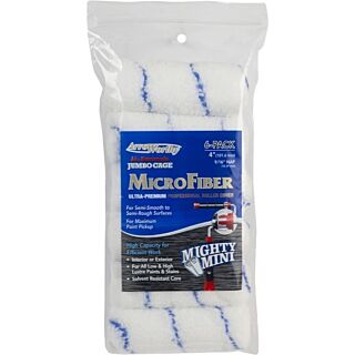 ArroWorthy® 4 in. Mighty Mini Jumbo Cage Microfiber Roller Cover, 6 Pack