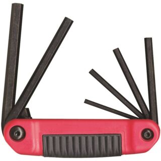 Eklind Fold-Up, Large SAE Hex Key Set, Steel, 6-Piece