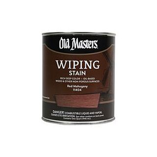 Old Masters, Wiping Stain, Red Mahogany, Quart