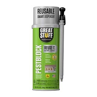 Great Stuff Pest Block Foam Sealant with Straw, 12 oz. Can