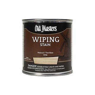 Old Masters, Wiping Stain, Natural, 1/2 Pint