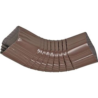 Amerimax Gutter Side B Elbow, Aluminum, Brown 2 in. x 3 in.