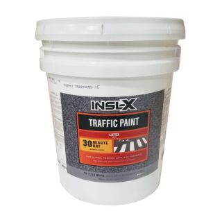 INSL-X Latex Traffic Paint, White, 5 Gallon