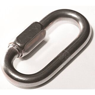 BARON 7350T-3/16 Quick Link, 440 lb Weight Capacity, Steel, Zinc