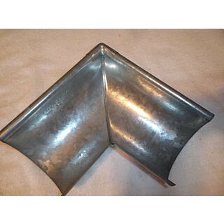 1/2 Round Galvanized Inside Corner, 5 in.