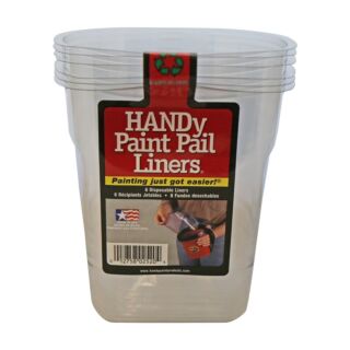 Handy Paint Pail Liners, 6 Pack