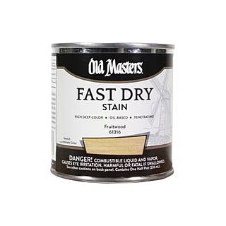 Old Masters, Fast Dry Interior Stain, Fruitwood, 1/2 Pint