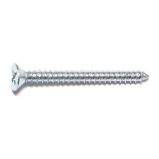 MIDWEST #6 x 1½ in. Zinc Plated Steel Phillips Flat Head Sheet Metal Screws, 70 Count