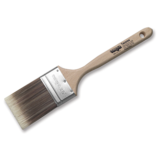 Corona - Tacoma 2-1/2 in. Flat Brush, Red-Gold Nylon/Polyester Blend