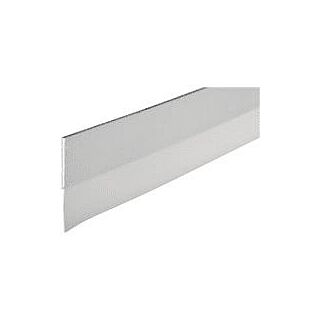 Randall Adhesive Backed Plastic Sweep for Gaps Up To 1 in., 3 ft., White