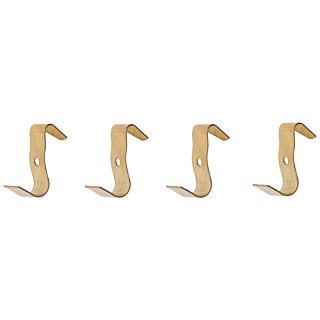 Prosource PH-122246-PS Molding Hook, Steel, Polished Brass