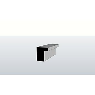 Millwork Design by Oxford AB808BBFJ, 15/16 in. x 1 in. Backband Moulding, Primed Finger-Jointed Pine, 16 ft.