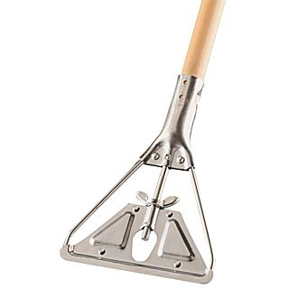 Quickie 38ZQK Wet Mop Handle, 56 in L, Hardwood, For 16 to 32 oz Mop Heads