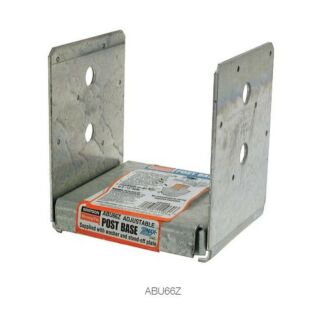 Simpson Strong-Tie ABU Adjustable Post Base with Uplift for 6 x 6 post, ZMAX®