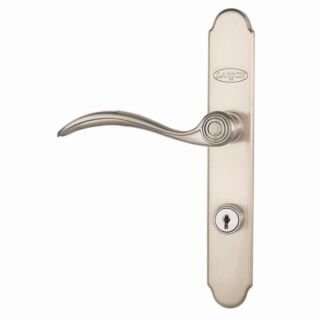 Larson Storm Door QuickFit Hardware Curved  Handle Set Brushed Nickel