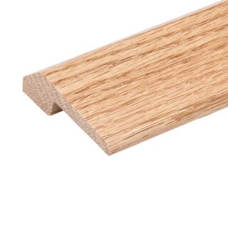 Randall Oak Overlap Edging, 2 in. x 3 ft., for 5/16 in., Light Finish