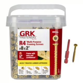 GRK #8 x 2 in. R4™ Multi-Purpose Screw Pro-Pak, 850 Count