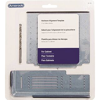 Amerock Cabinet Door and Drawer Template, Plastic