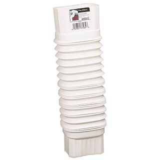 Amerimax Flex-Elbow Gutter Elbow, Spout Extender, White