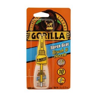 GORILLA Super Glue Brush & Nozzle, 10 Grams