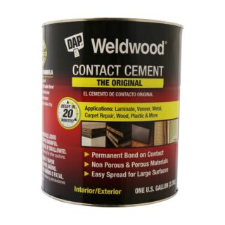 00273 GAL DAP WELDWOOD ORIGINAL CONTACT CEMENT TAN