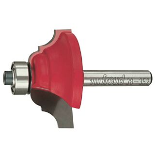 Freud 38-352 Router Bit, 1/4 in Dia Shank, 4-Cutter, Carbide
