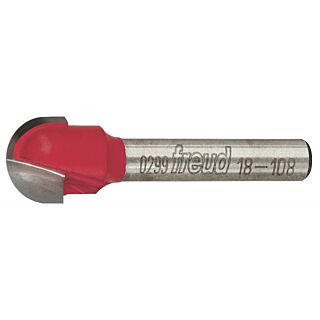 Freud 18-108 Router Bit, 1/4 in Dia Shank, 2-Cutter, Carbide