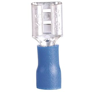 GB 10-143F Disconnect Terminal, 600 V, 16 to 14 AWG, Vinyl Insulation, Blue