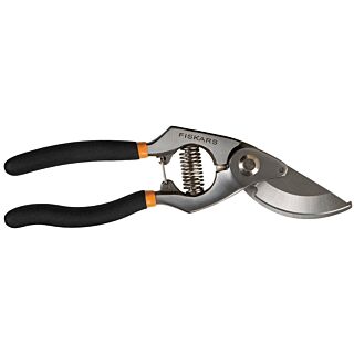 FISKARS 92756965J Pruning Shear, 3/4 in Cutting, Steel Blade