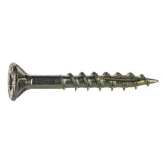 MIDWEST 8 x 1¼ in. Saberdrive Multi-Purpose Interior Interior Wood Screws, 100 Count