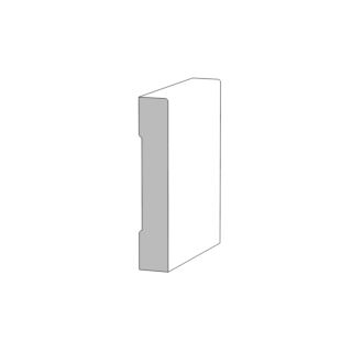 Metrie (M78) 5/8 in. x 3-1/2 in. x 16 ft. Sanitary Base, Primed Finger-Jointed Pine