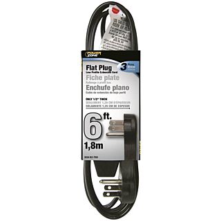 Holiday Bright Lights OR932606 Extension Cord, Black Jacket, 6 ft L