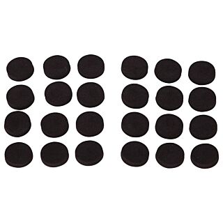 Prosource FE-50710-PS Furniture Gripper Pad, PVC, Black